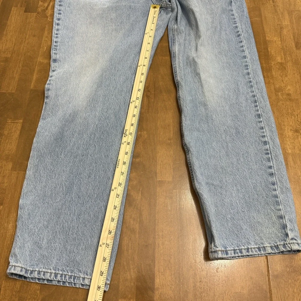 Levi's 541 jeans men's 36x32 light wash blue relaxed western cowboy Levi Strauss